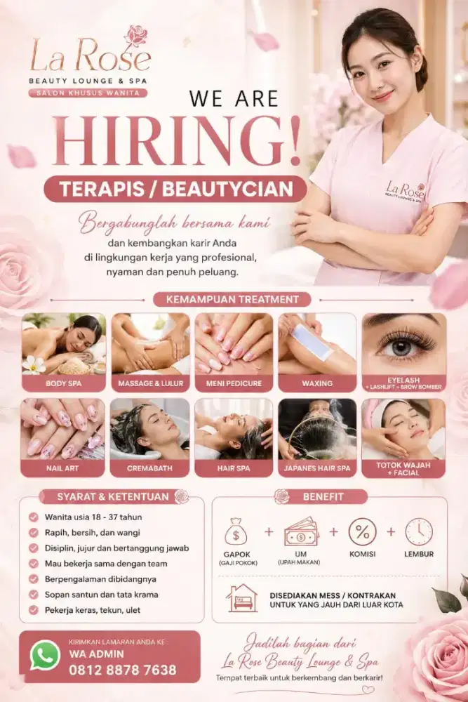Loker Beautycian Teraphist