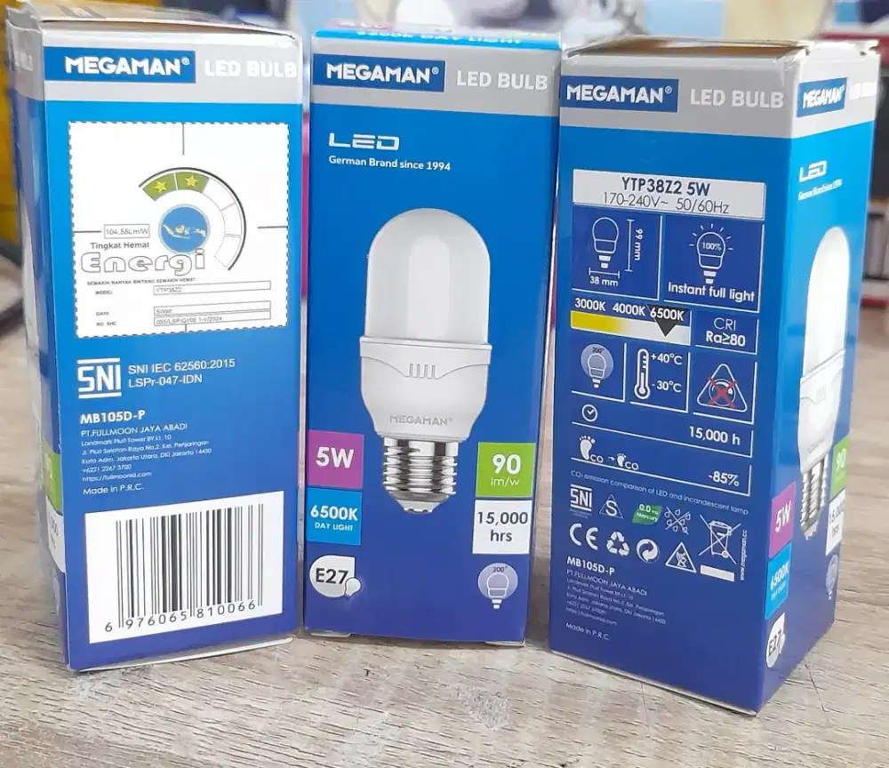 Lampu Megaman P Bulb 5 watt