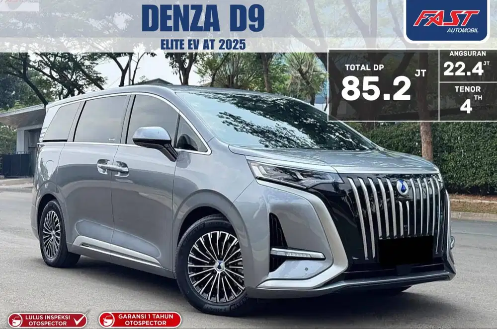 DENZA D9 D 9 ELITE 2025 EV AT LOW KM.6RB LIKE NEW & PAJAK PANJANG
