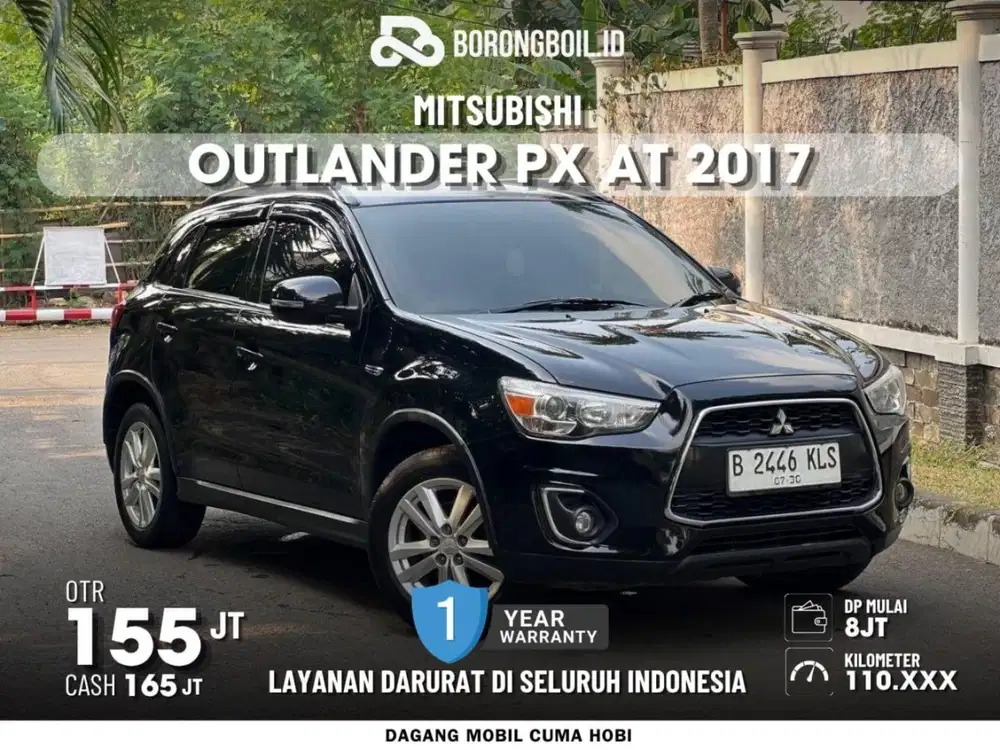 Mitsubishi Outlander PX AT 2017 Hitam Metalik