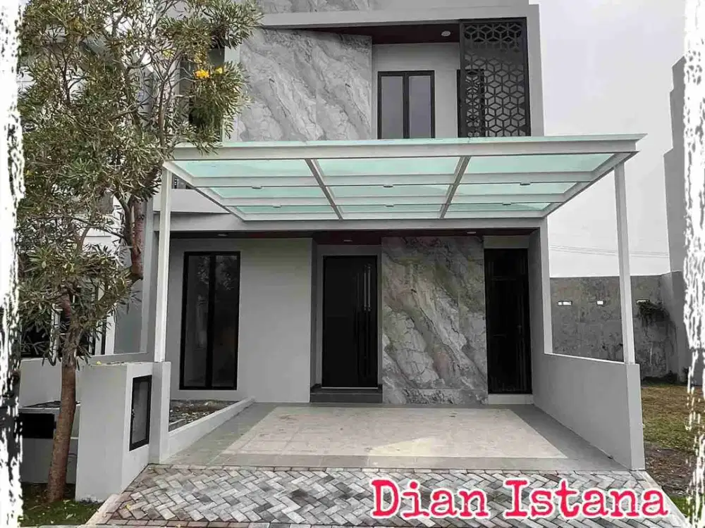 jual rumah baru minimalis modern dian istana Surabaya barat