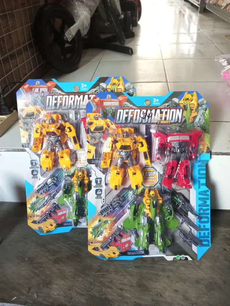 Mainan Anak Robot deformation
