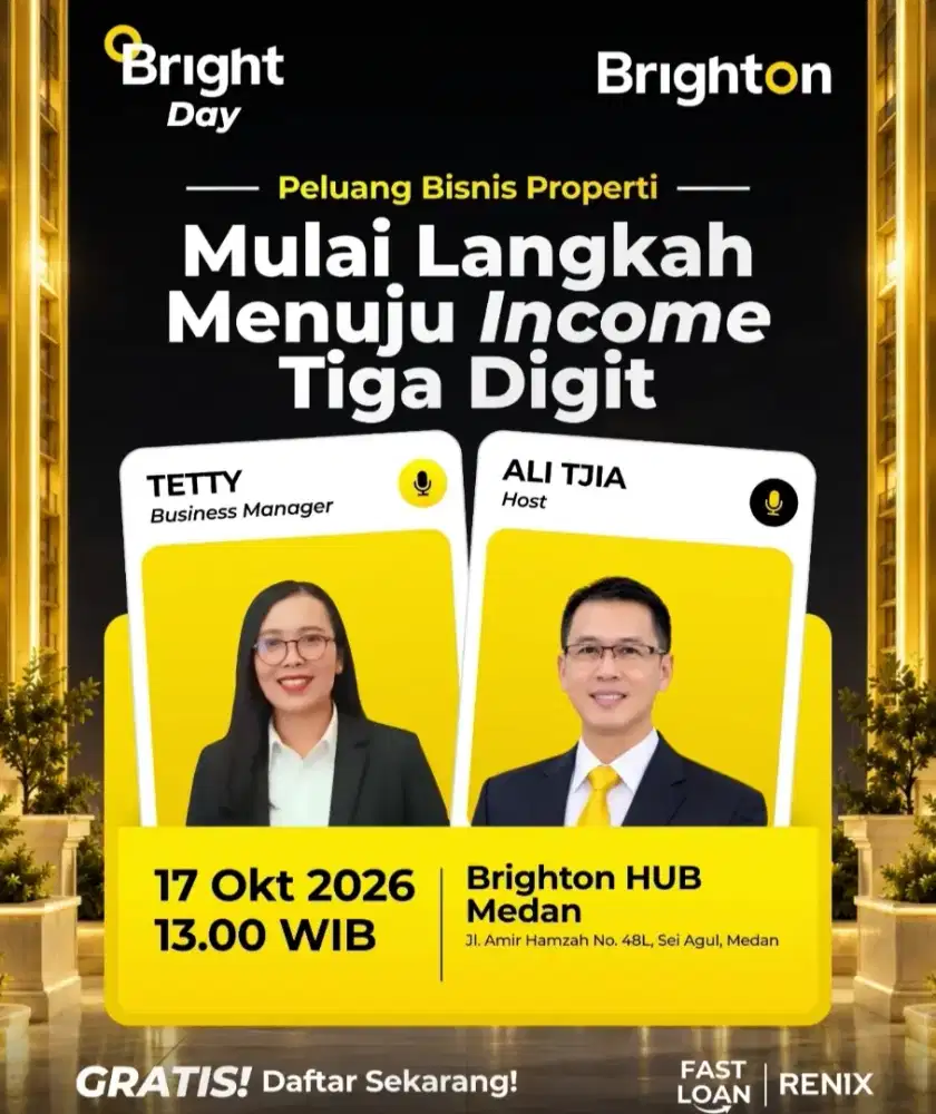Lowongan Mitra Bisnis ( Agen Property)