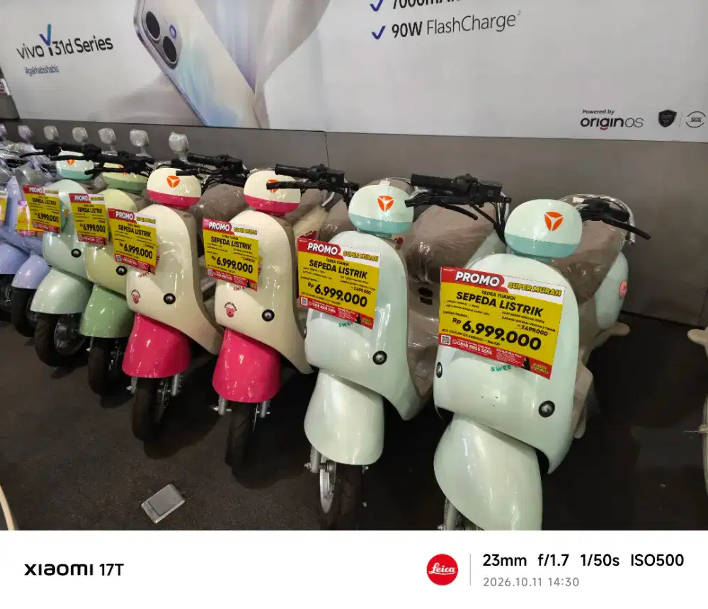 READY STOCK YADEA MIA PILIHAN WARNA BANYAK, BIS KREDIT SYARAT KTP AJA