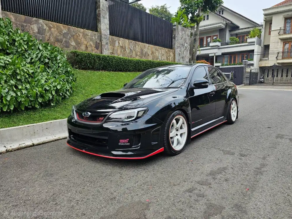 Subaru Wrx Sti A line black hitam bu subaru wrx full mods 2012/2014