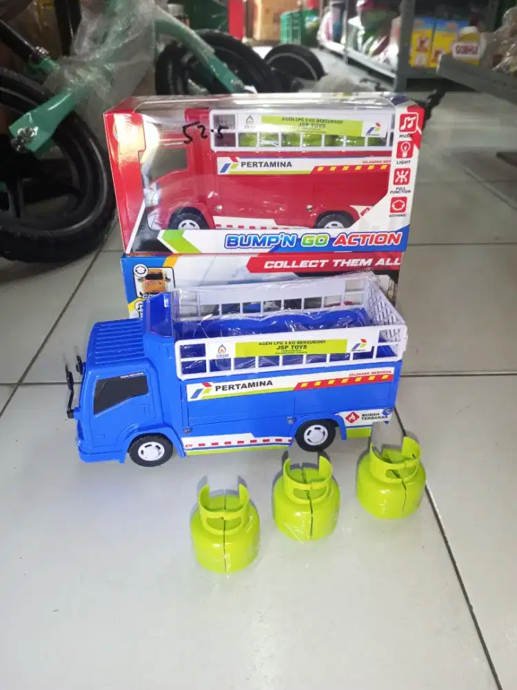 Mainan Anak Truk Gas baterai dancing