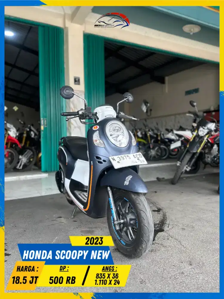HONDA SCOOPY NEW 2023 NEGO MASZEHH HIKMAH MOTOR KEPUH MALANG