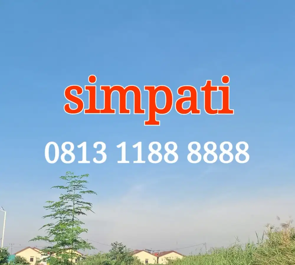 Simpati 8 nya 6x nomor cantik