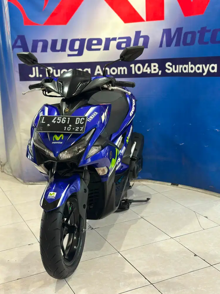 Yamaha Aerox Movistar 155cc Thn 2017 Km 14Rb Anugerah Motor Pucang