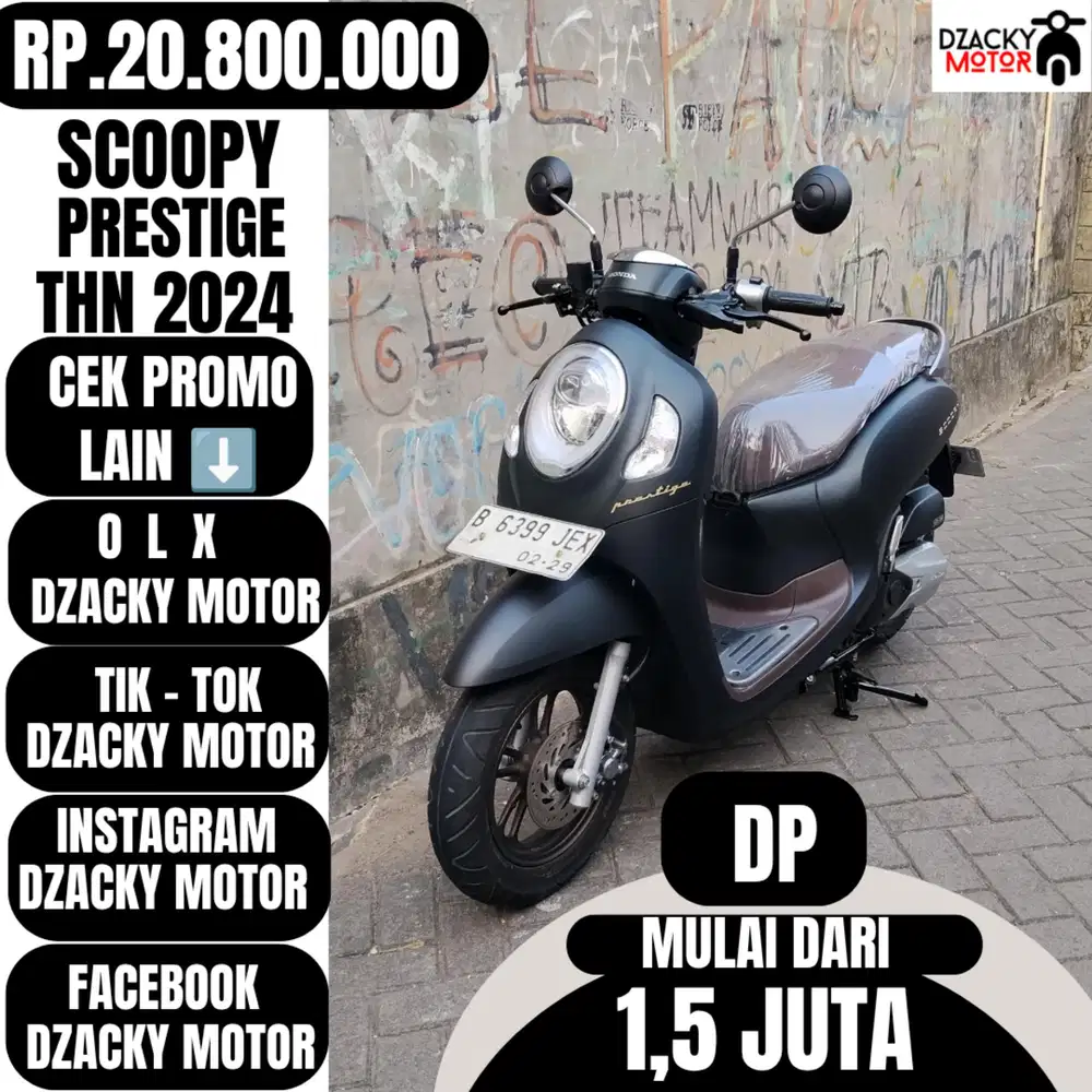 SCOOPY PRESTIGE 2024 SECOND LIKE NEW