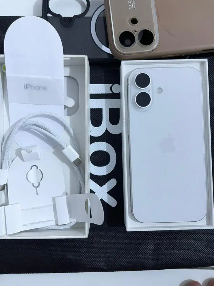 Iphone 16 ibox white 128gb garansi on