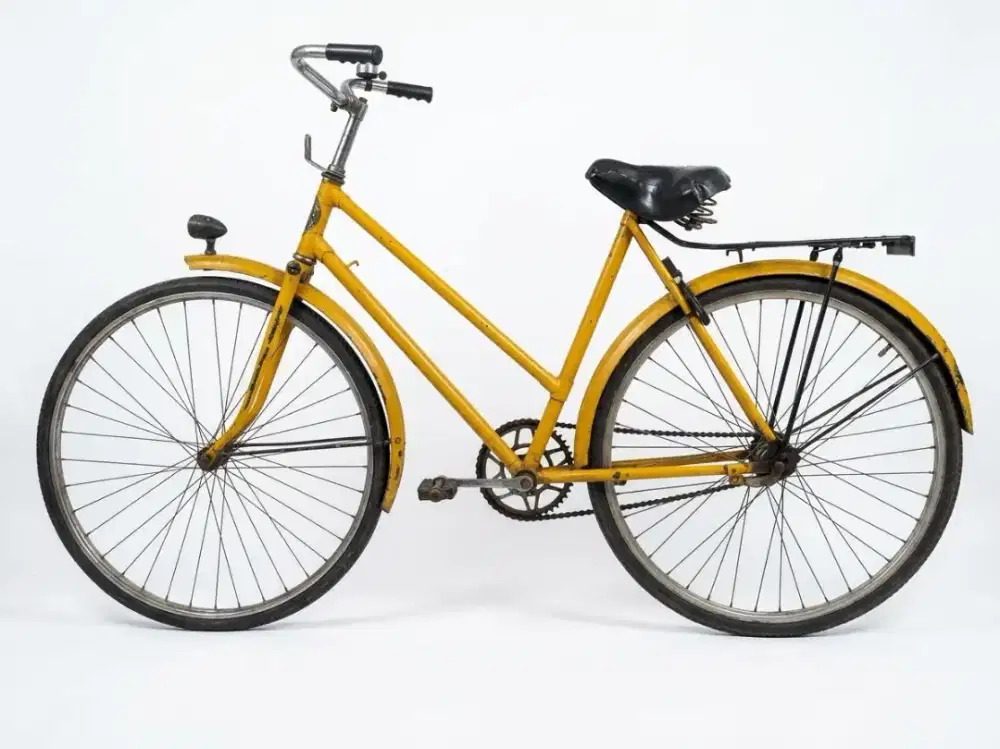 Sepeda Onthel Vintage warna Kuning asli Phoenix jadul