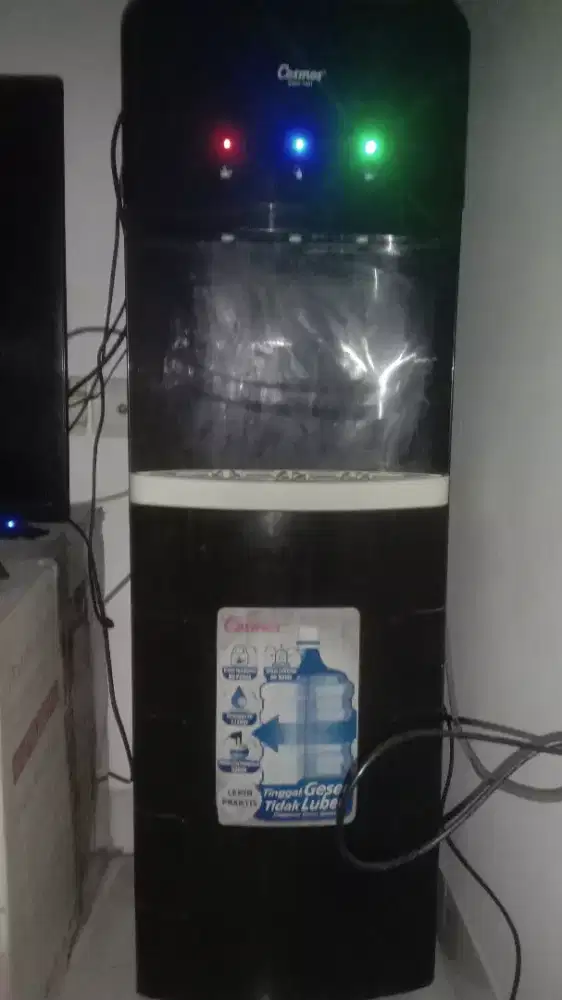 Dispenser Cosmos Normal Panas Dingin Biasa Black Hitam Cibinong Bogor