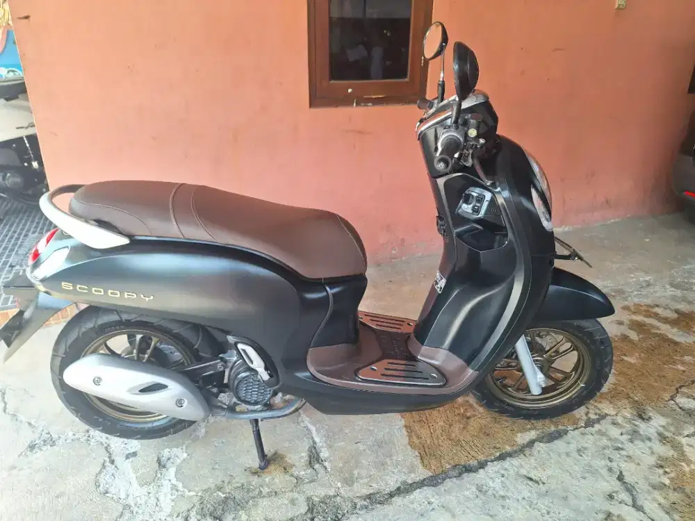 Scoopy 2024 keyless low km bisa cash/kredit syariah angsuran TERMURAH
