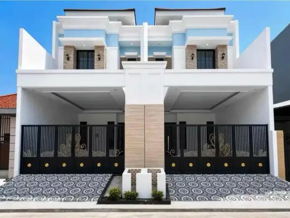 Rumah 2 Lantai Baru Minimalis SHM di Babatan Pantai Utara