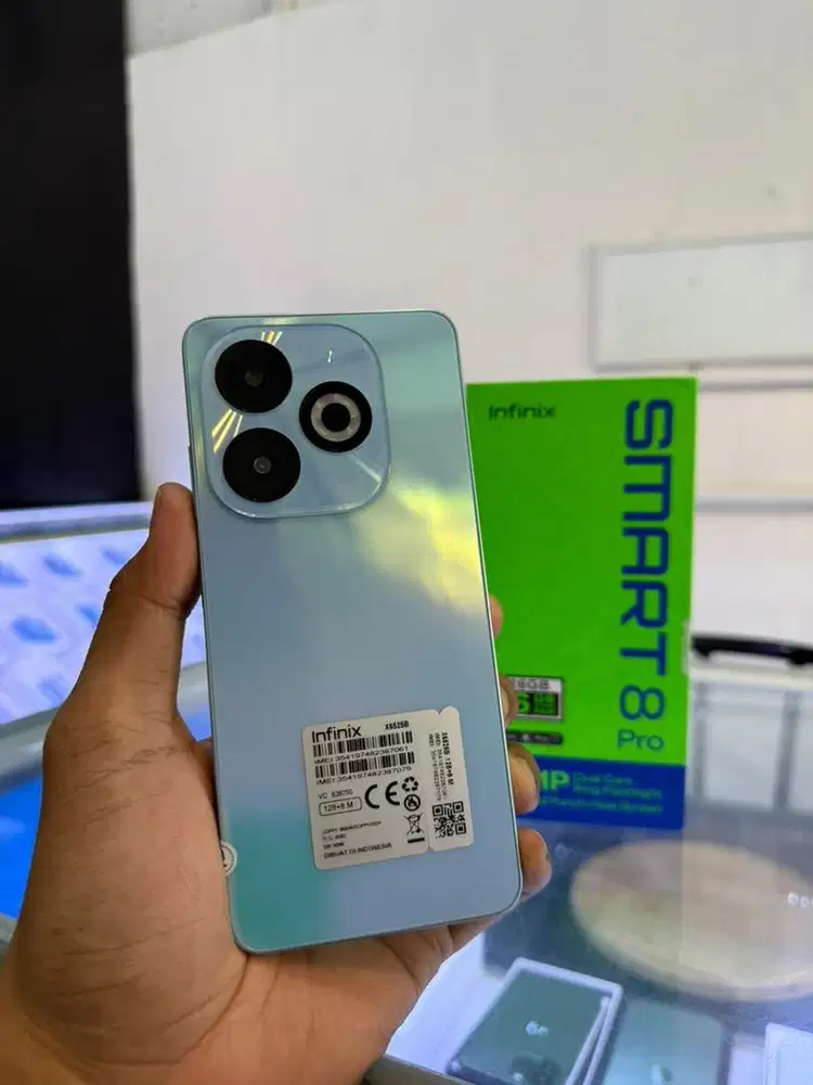 Infinix smart 8 pro ram 16gb (8+8)/128gb kondisi mulus terawat lengkap