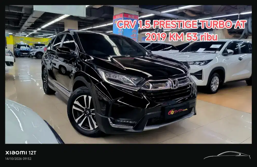 km 53 ribu HONDA CRV PRESTIGE TURBO 1.5 AT 2019 KONDISI ISTIMEWA
