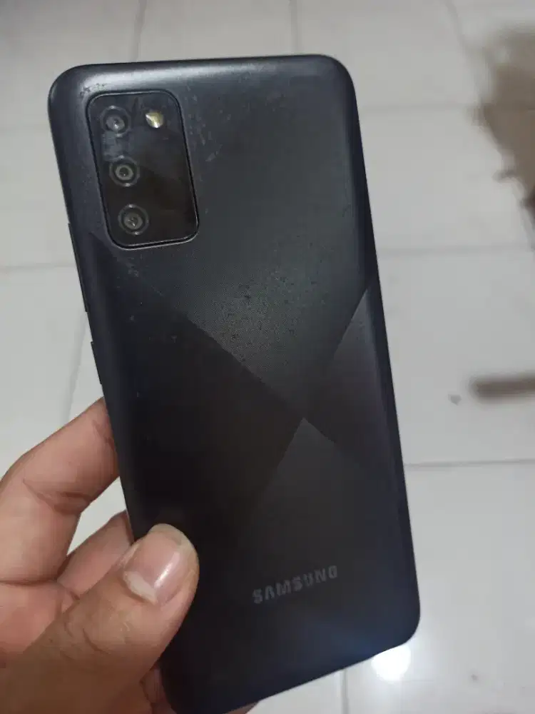 Samsung A02S Ram8(4gb+4gb)/64Gb ORI Golden ponsel