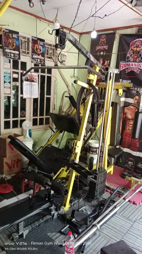 Jual full set alat gym komersil siap buka usaha fitnes
