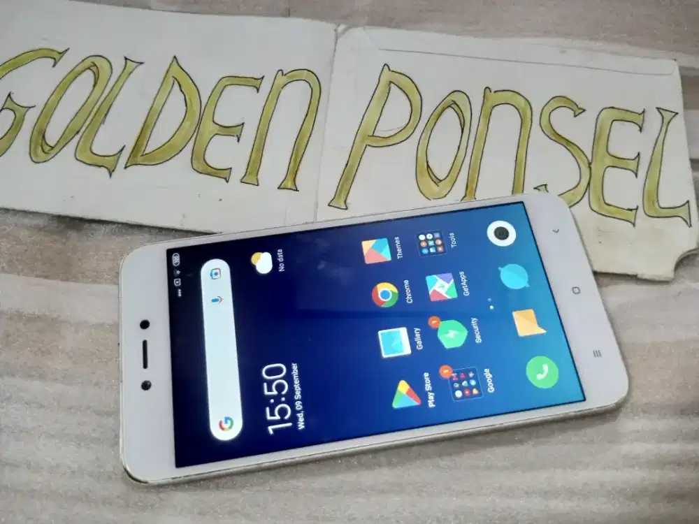 Mi Note 5A 16Gb/Ram2Gb/4G Golden ponsel