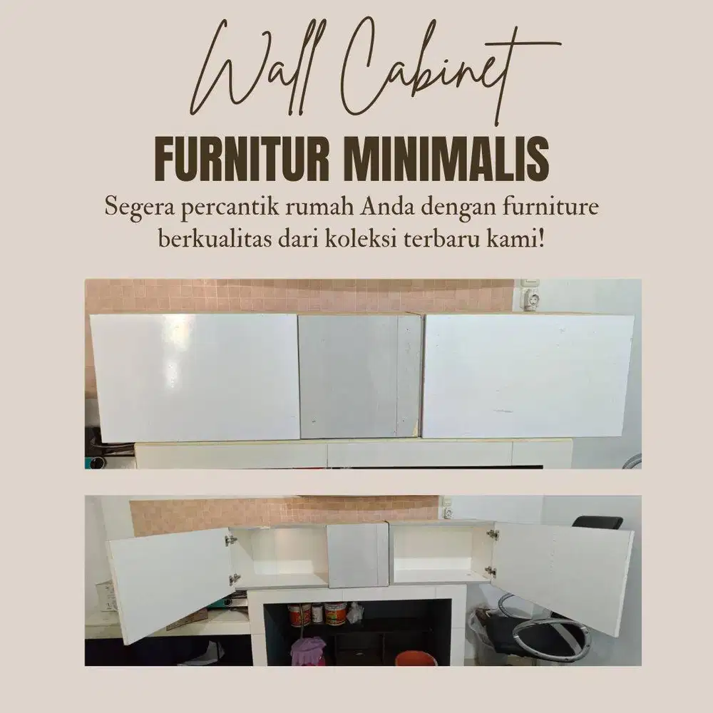 WALL CABINET MINIMALIS SECOND BERKUALITAS