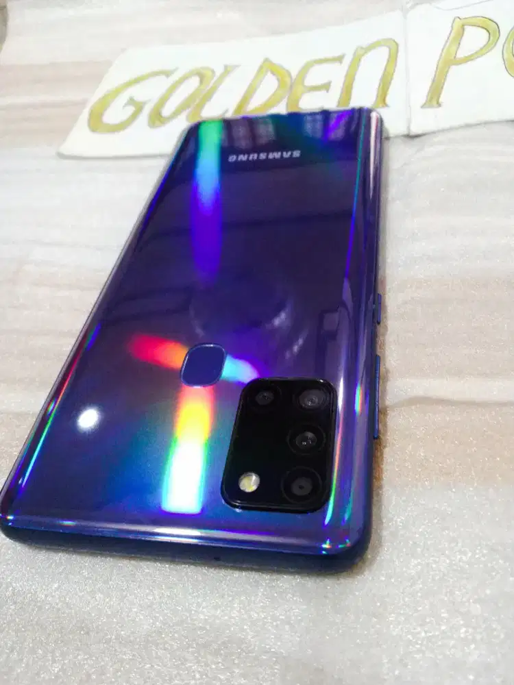 Samsung A21S 128Gb/Ram6Gb ORI Perfect Golden ponsel