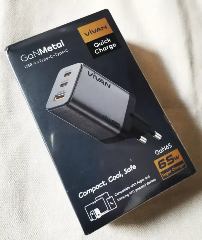 Charger Vivan Gan 65 watt