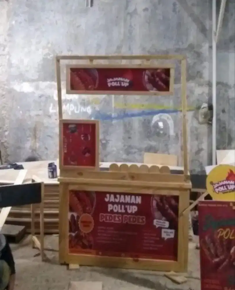 Gerobak booth untuk jualan