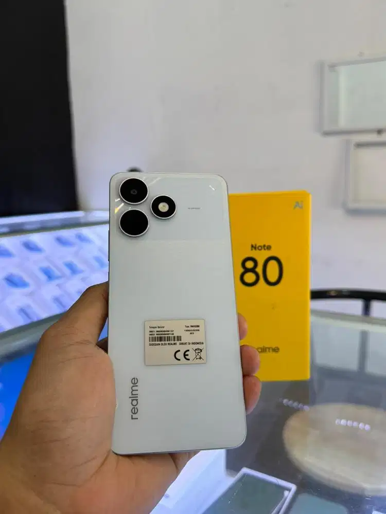 Realme note 80 ram 8gb (4+4)/64gb garansi aktv Mei 2027 like new ori