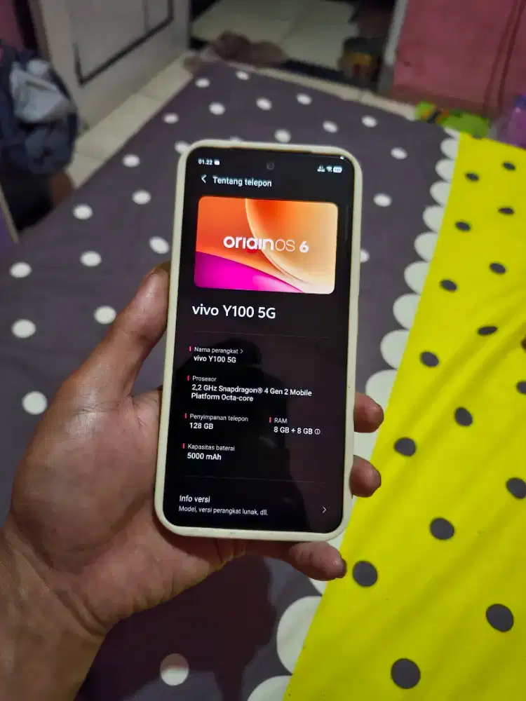 Vivo Y100 5G ORIGINAL Ram 8+8/128 masih ORIAN No Minus PAMULANG UNPAM