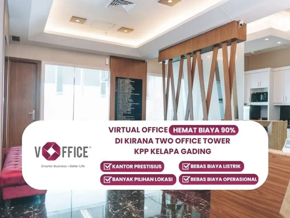 Disewakan Kantor Virtual Bulanan Dekat Kelapa Gading Mall Jakarta Utara