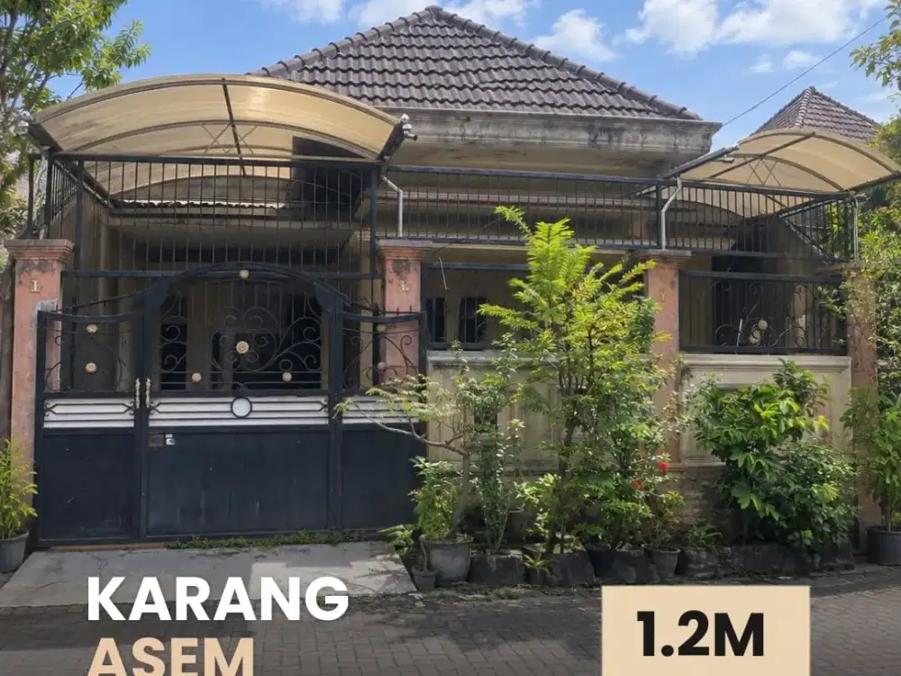 DIJUAL Rumah Karang Asem One Gate Row 2 mobil