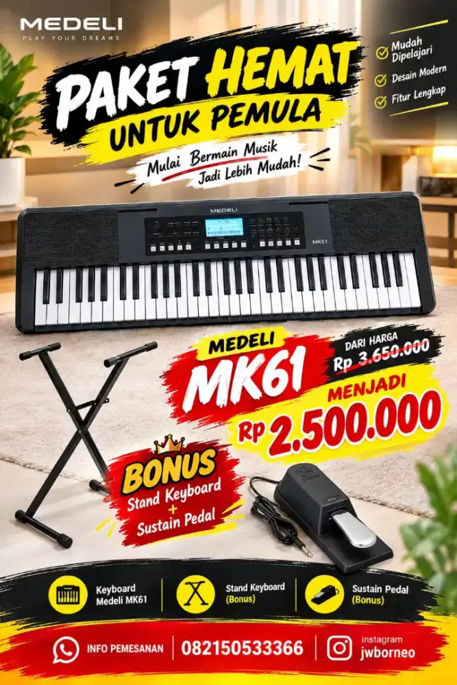 KEYBOARD MEDELI MK61