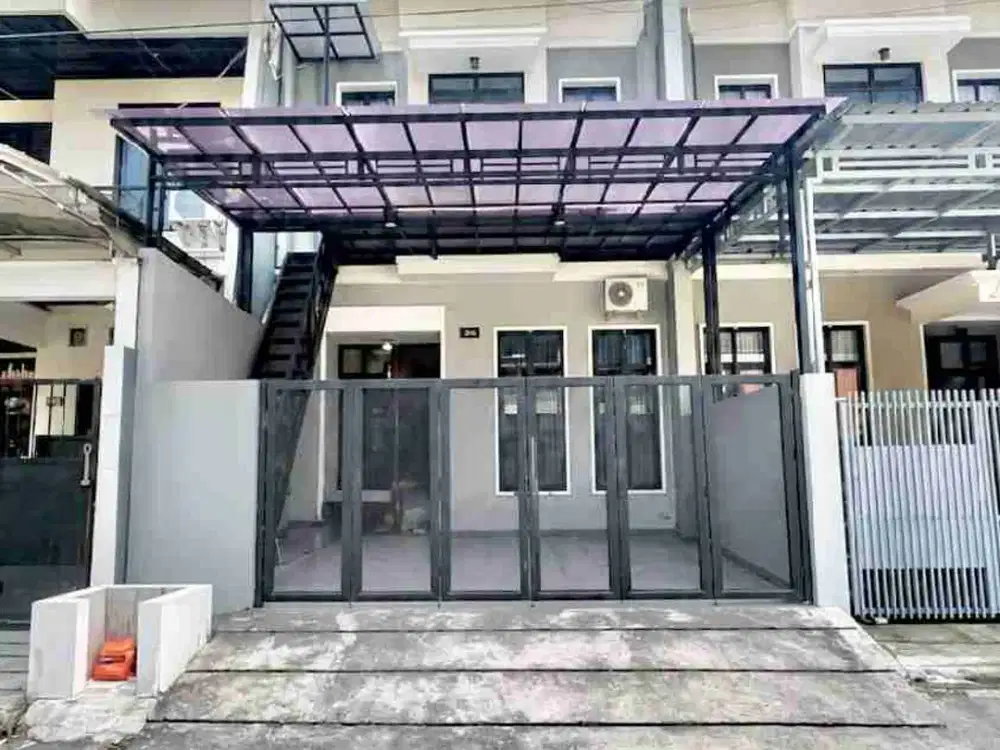Dijual rumah second seperti baru Darmo Permai siap huni banyak bonus kitchen set