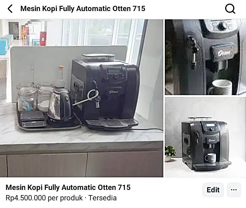 Msin Kopi Otomatis Otten 715