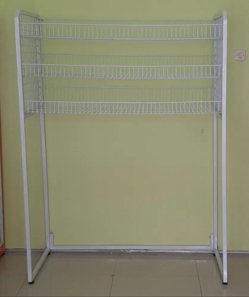 RAK KERANJANG FREEZER 4 SUSUN LENGKAP DENGAN ADJUSTER HARGA TERJANGKAU