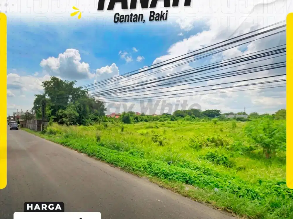 Dijual Tanah Strategis 9300m² di Jl. Mangesti Raya, Baki