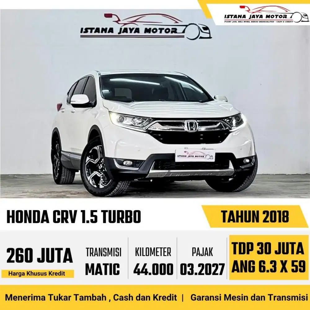 Honda CRV 1.5 Turbo AT th 2018 #istana jaya motor