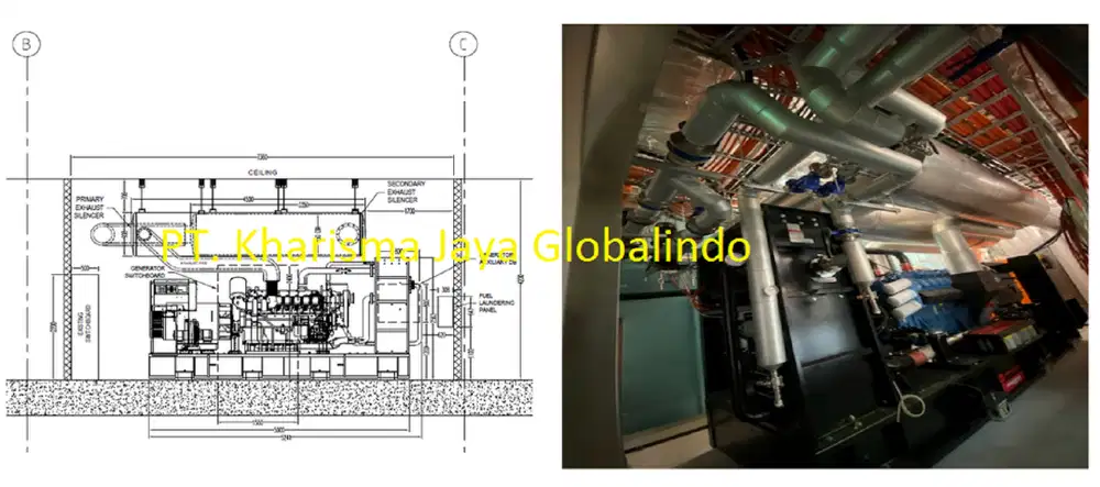 Silencer Genset Industrial 10 Kva sampai 2.500 Kva BERGARANSI