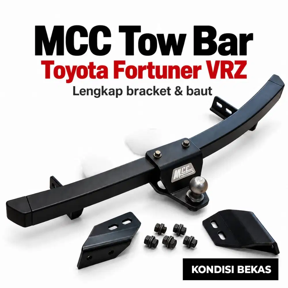 MCC Tow Bar Towing Hitch Toyota Fortuner VRZ Original Bekas
