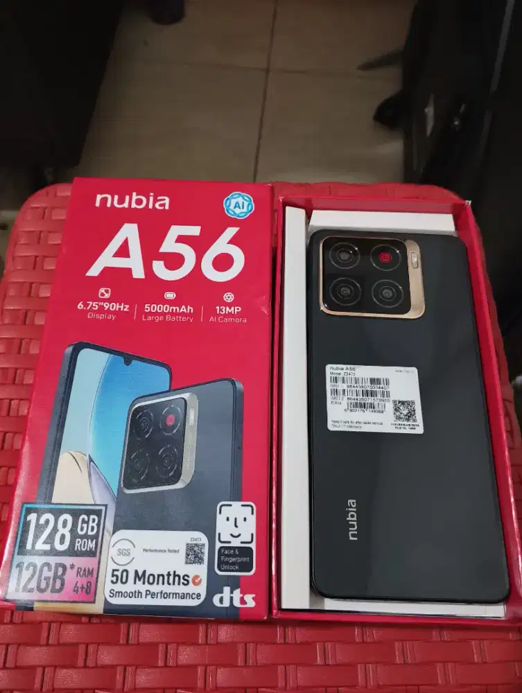 NUBIA A56 RAM 12(4+8)/128GB