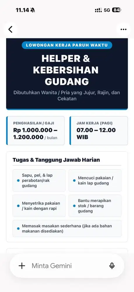 Lowongan Art Gudang