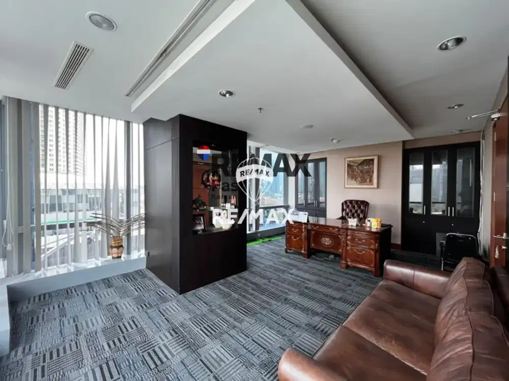 Dijual CEPAT!! Office TCC Batavia Tower One Jakarta Pusat Full Furnished Siap Pakai!!