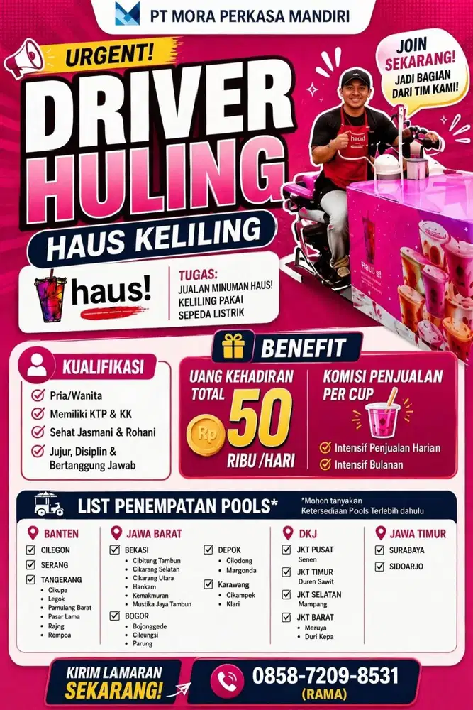 LOKER DRIVER HAUS KELILING