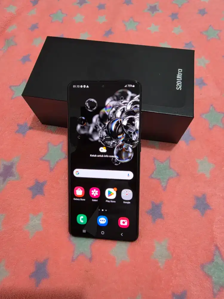 SAMSUNG GALAXY S20 ULTRA 4G 12/128GB RESMI SEIN