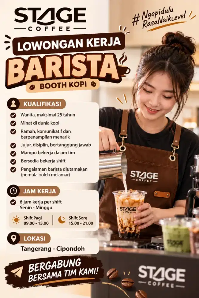 Cari Crew Barista Booth Coffee