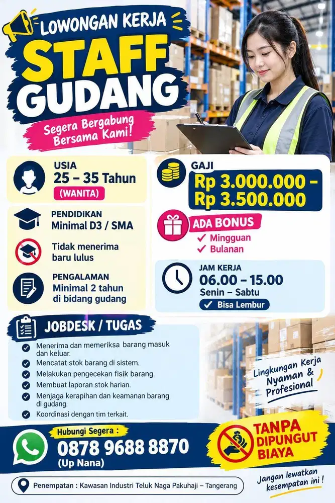 DIBUTUHKAN CEPAT YANG BISA KERJA