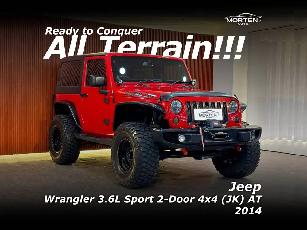 [Super Low Km!!!] Jeep Wrangler 3.6L Sport 2-Door 4x4 (JK) AT 2014