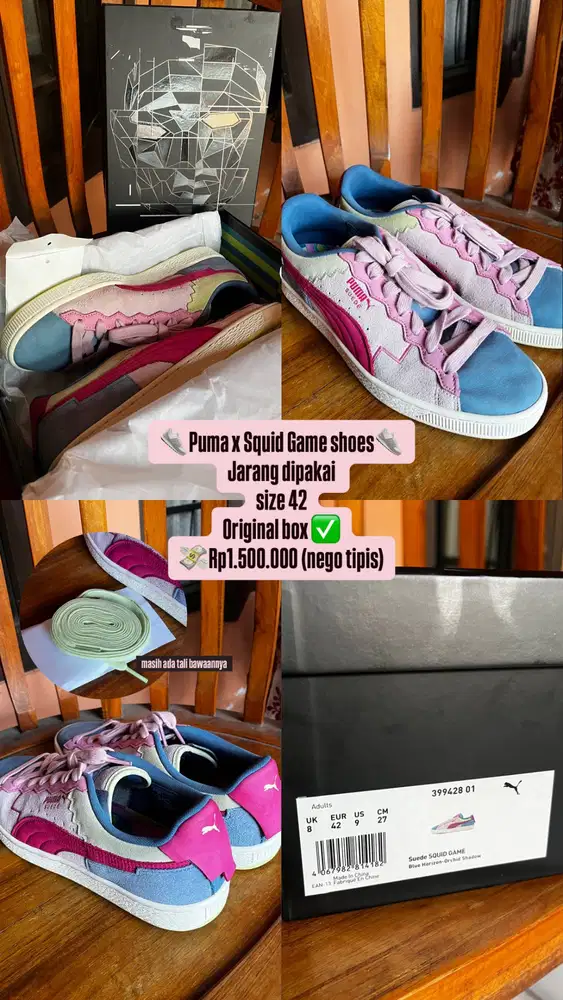 Sepatu Puma x Squid Game