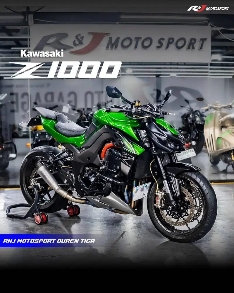 Kawasaki Z1000 Z 1000 Z900 Z800 Sugomi Nik 2017 Km.15.000an